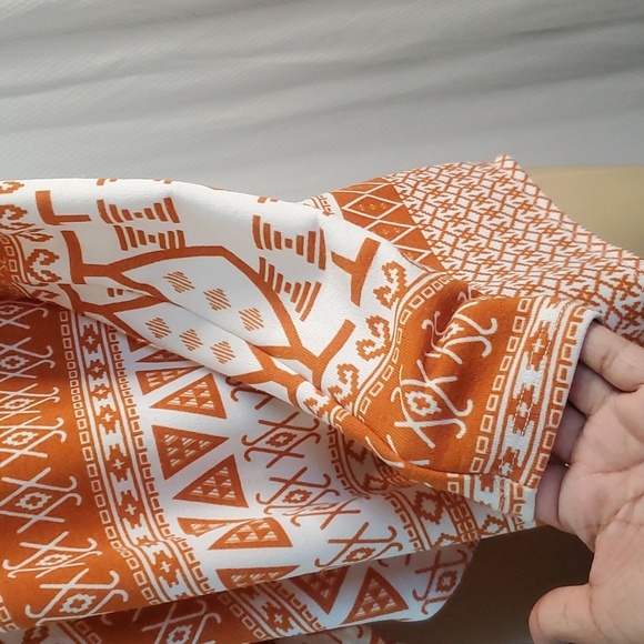 Sweet Candy Orange Cream Aztec Print Open cardigan Size S - Picture 6 of 11